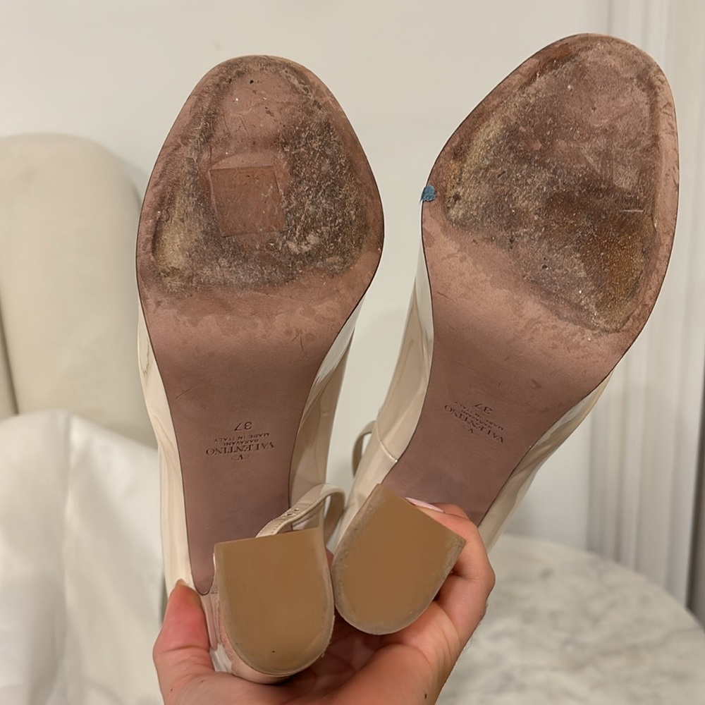 Valentino tan-go patent leather platform pumps - Picture 6 of 8